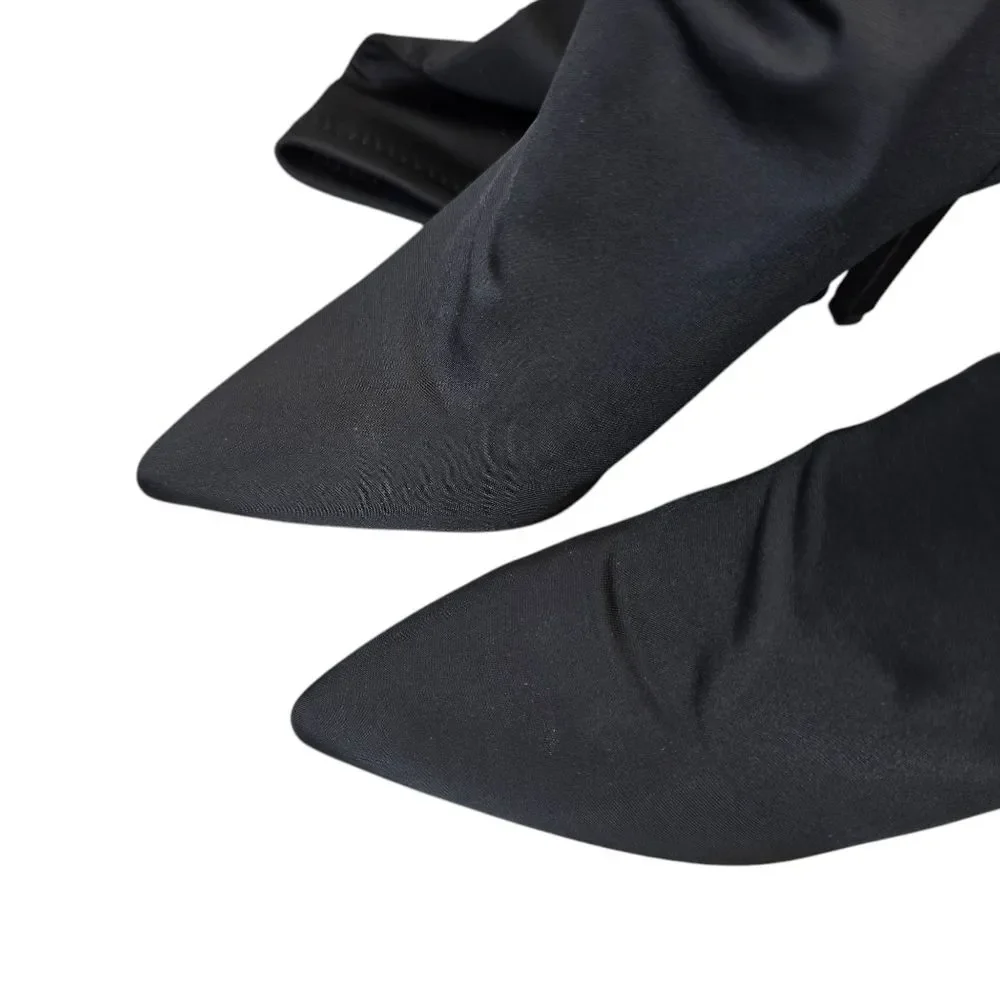 Primadonna Women's 36 Over-the-Knee Pointed Toe Tall Black Boots